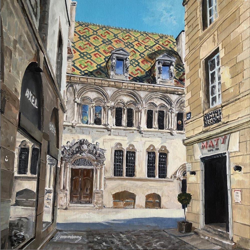 Peinture rue des Forges Dijon